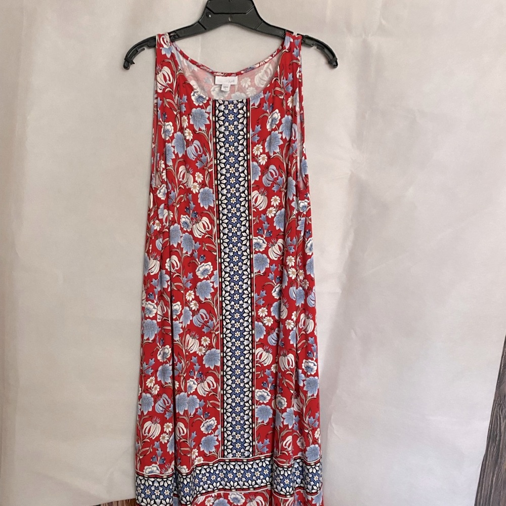 Red summer dress